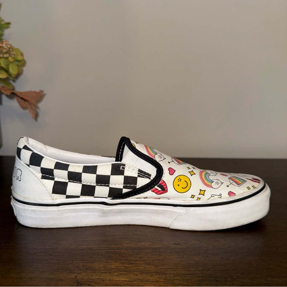 Vans Classic Flour Shop Amira H Kassem collab Rainbow  Shoes Size W6.5 M5 - Picture 7 of 10